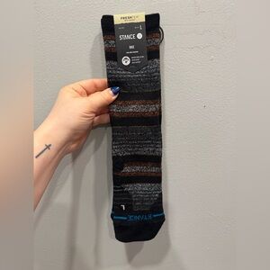 NWT Stance Hike Mid Cushion Sock Merino Wool Blend Size Large
